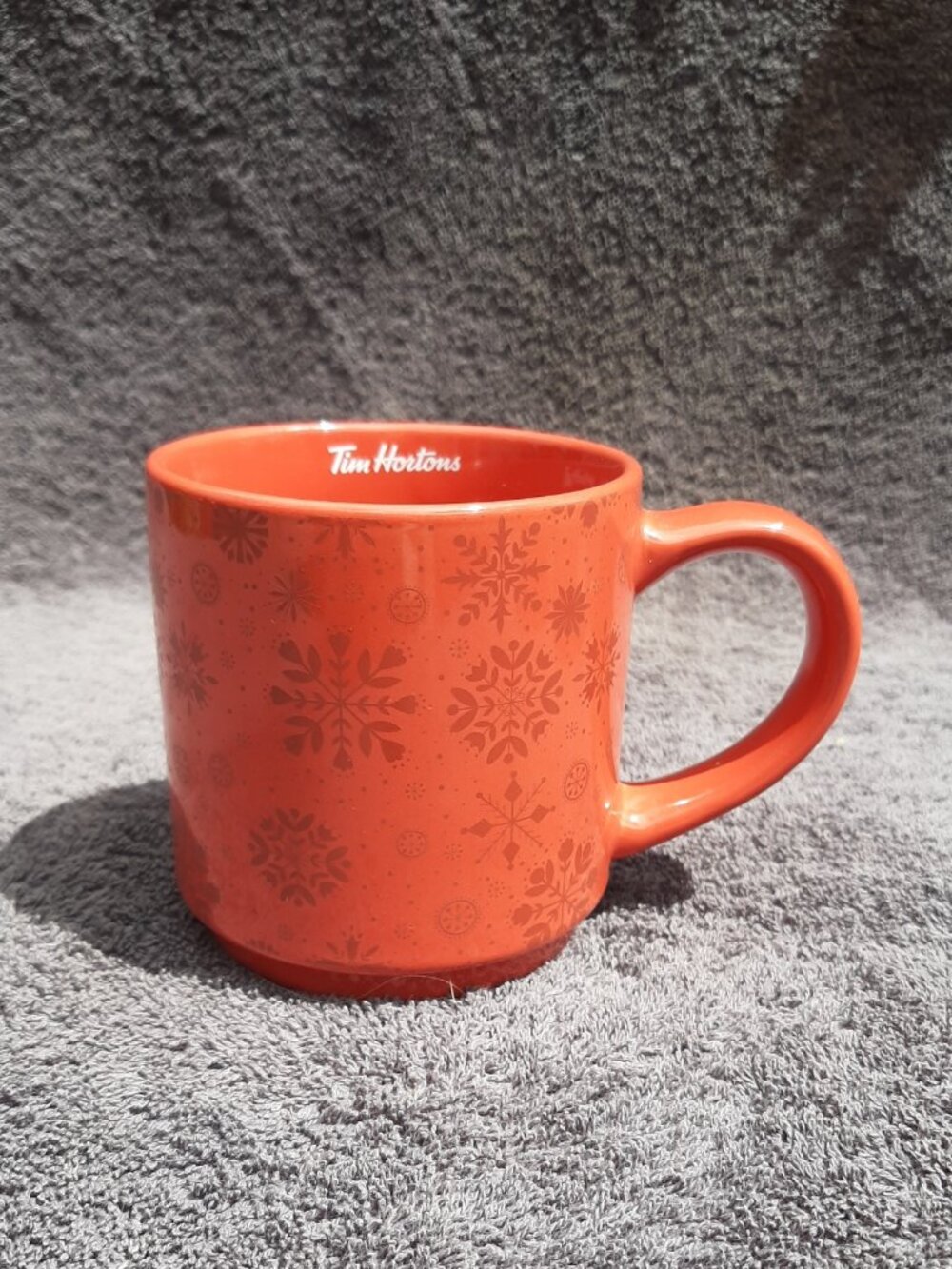 Tim Hortons Red Snowflake Mug 2021
